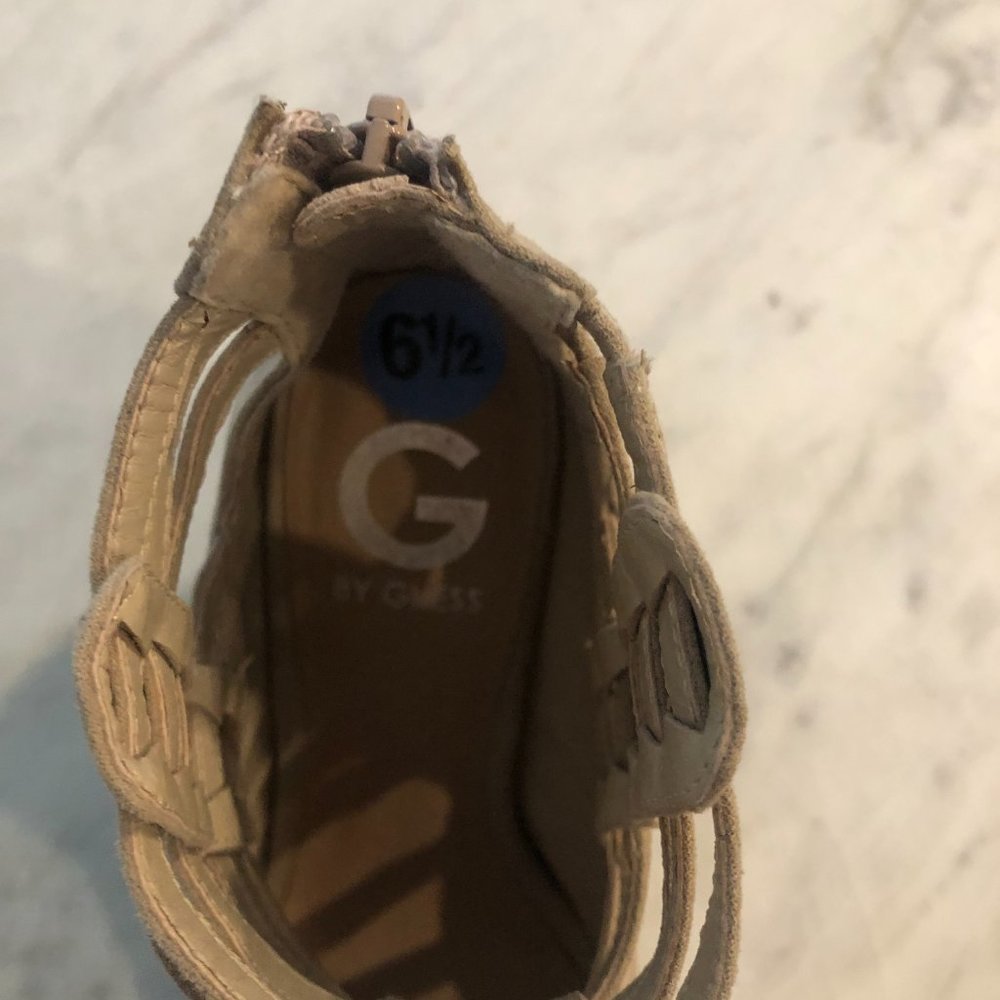 G By Guess Open Toe Ankle Boot - Size - 6 1/2 San… - image 4